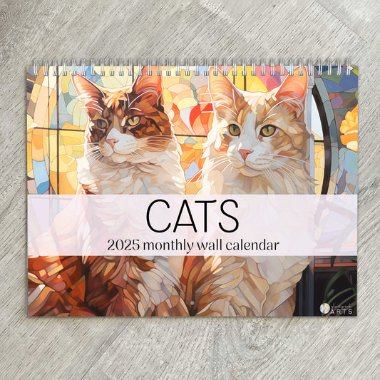 2025 Cats Wall Calendar