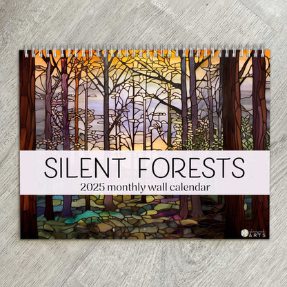 2025 Silent Forests Wall Calendar