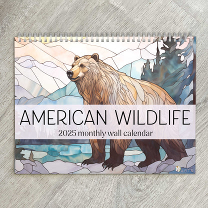 2025 American Wildlife Wall Calendar