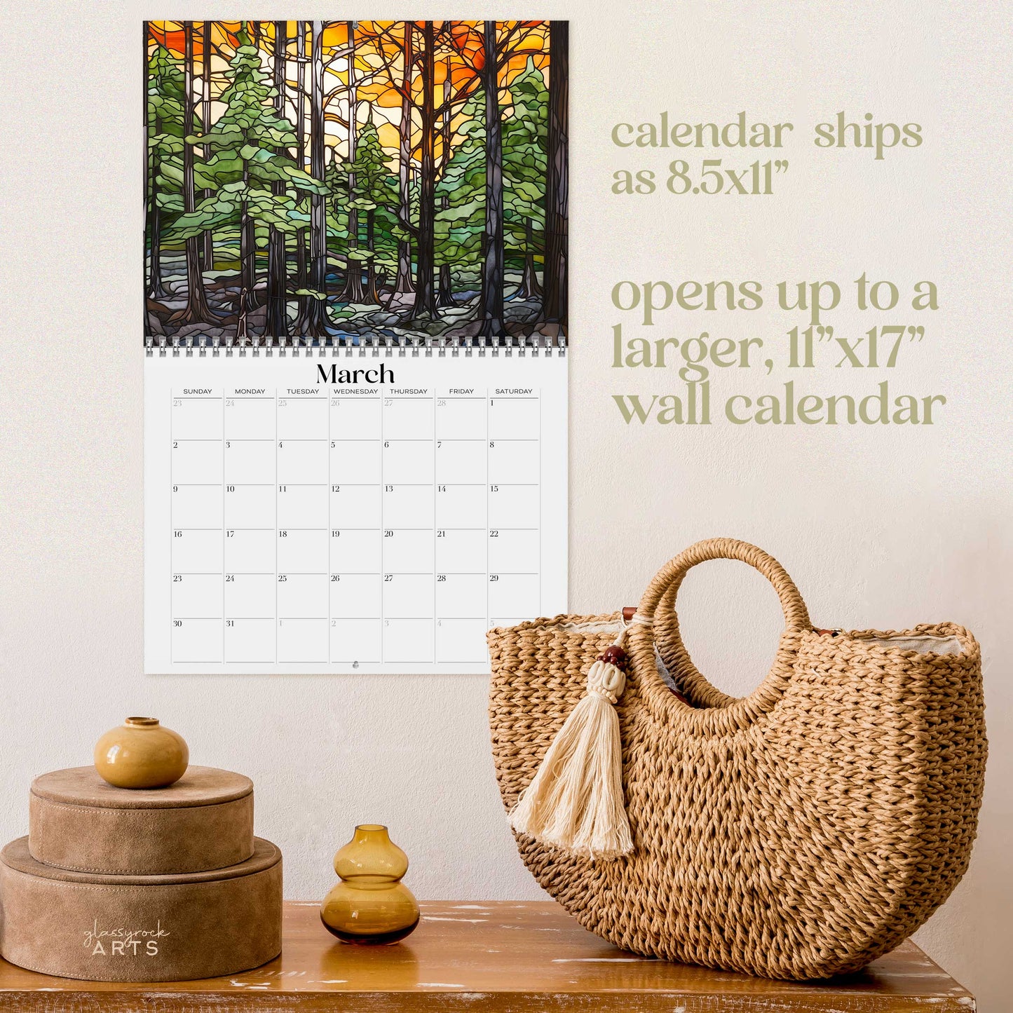 2025 Silent Forests Wall Calendar