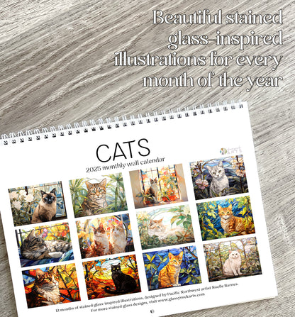 2025 Cats Wall Calendar