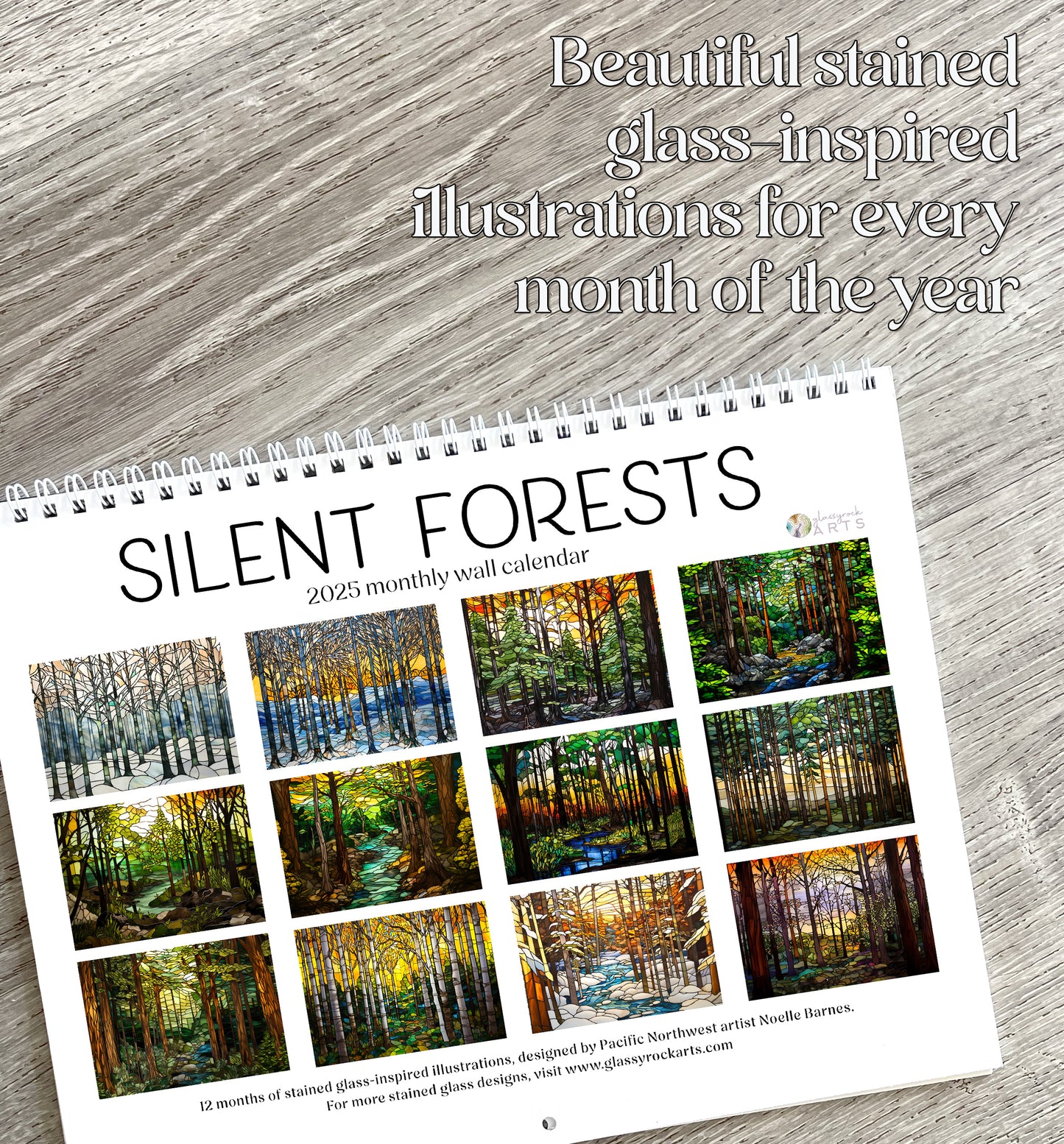 2025 Silent Forests Wall Calendar