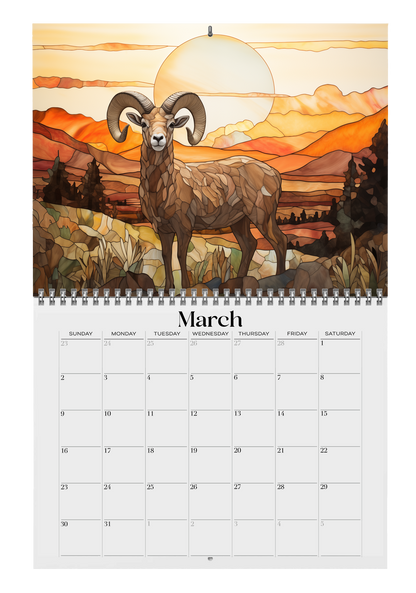 2025 American Wildlife Wall Calendar