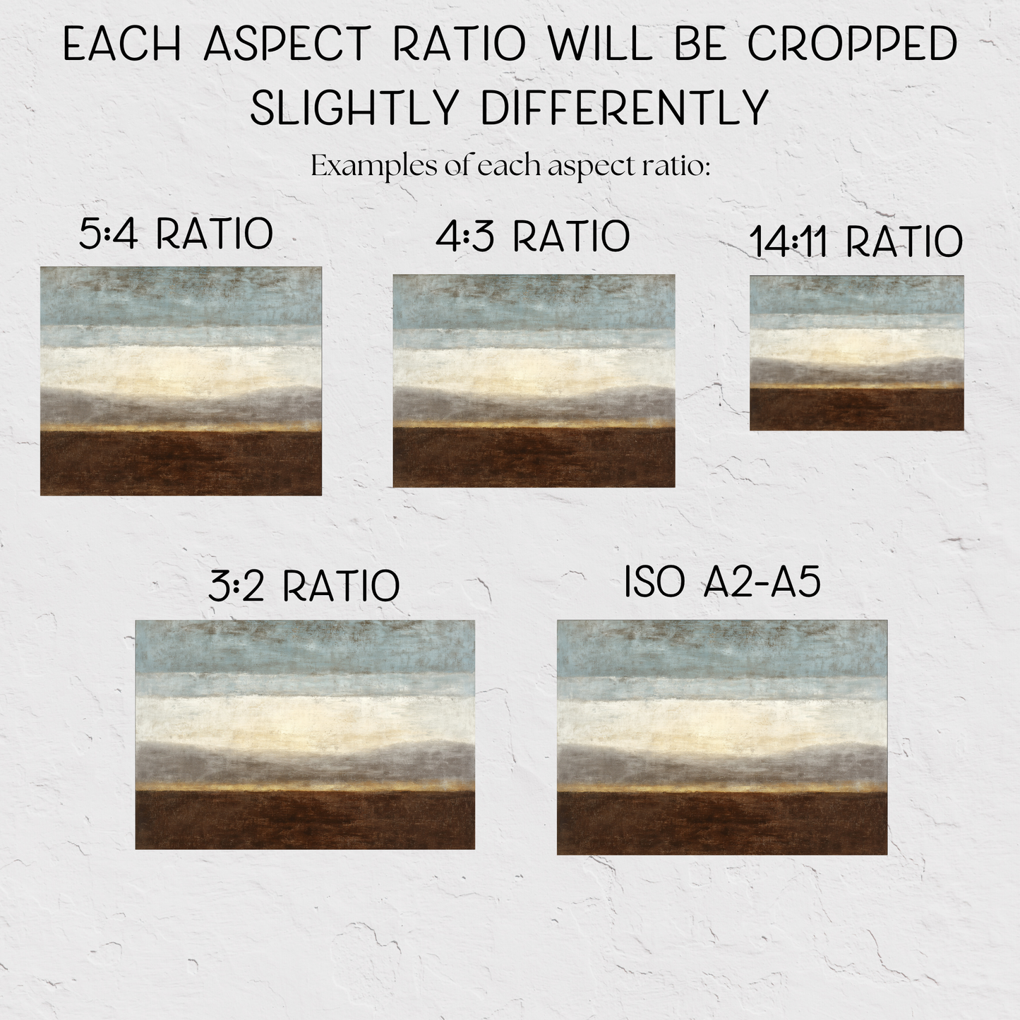 Printable Wabi Sabi Landscape Painting