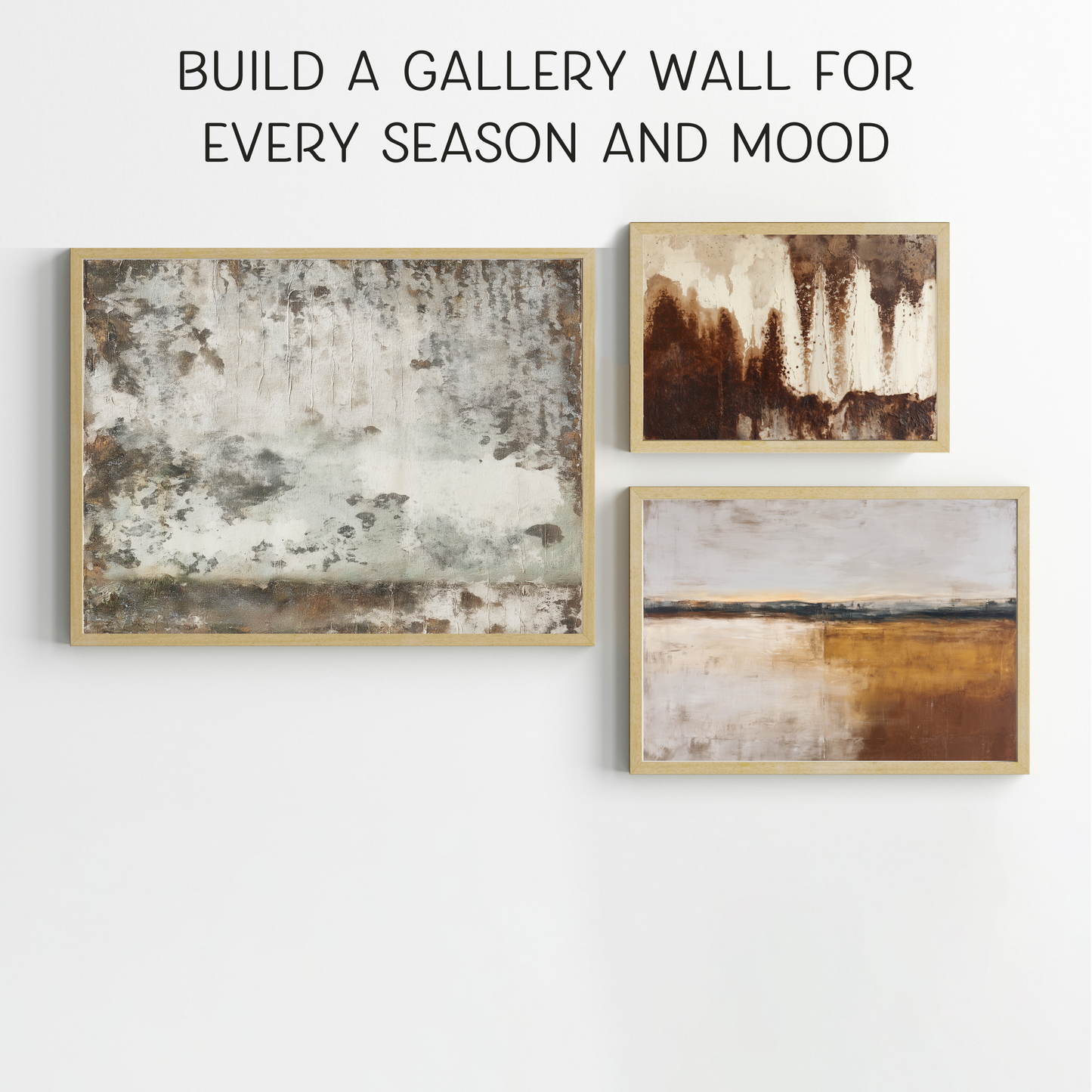 Printable Wabi Sabi Landscape Painting