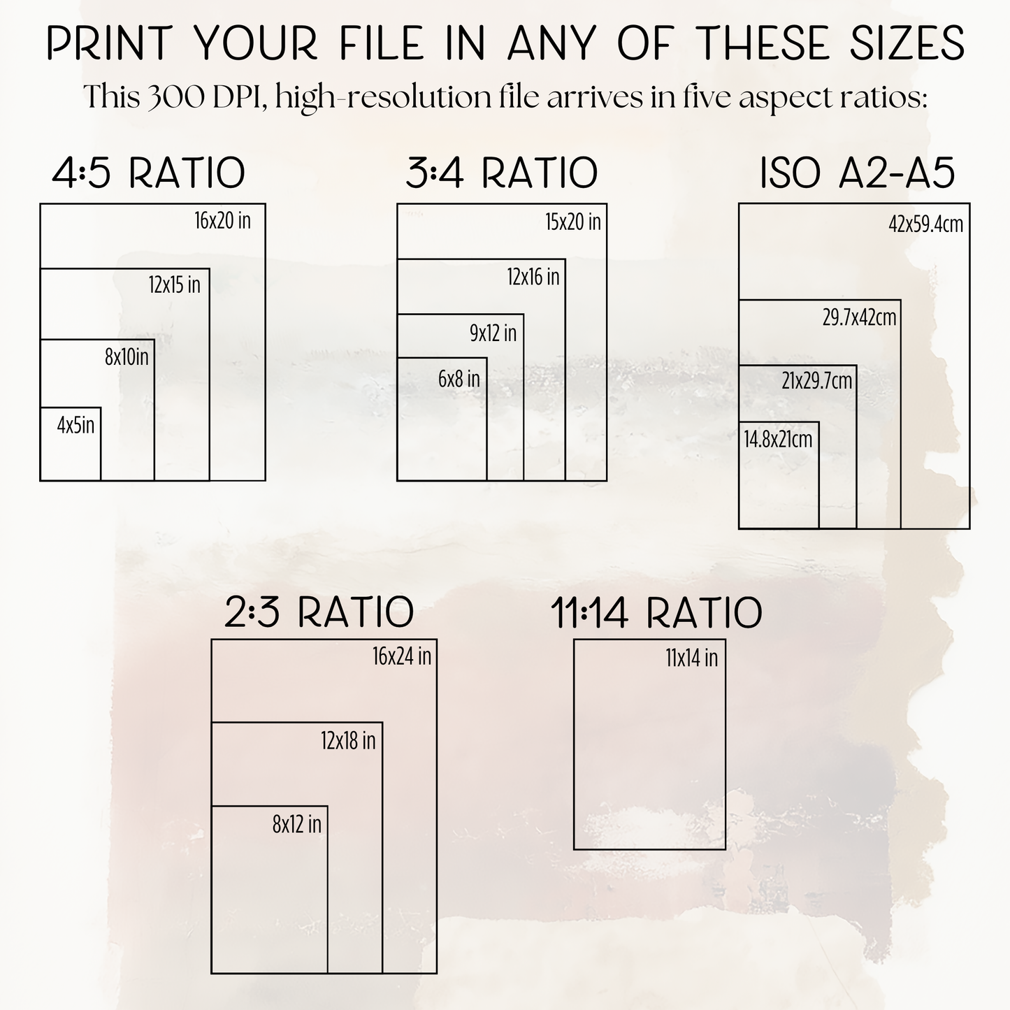 Printable Rustic Wabi Sabi Wall Art Print: Warm Brown Tones