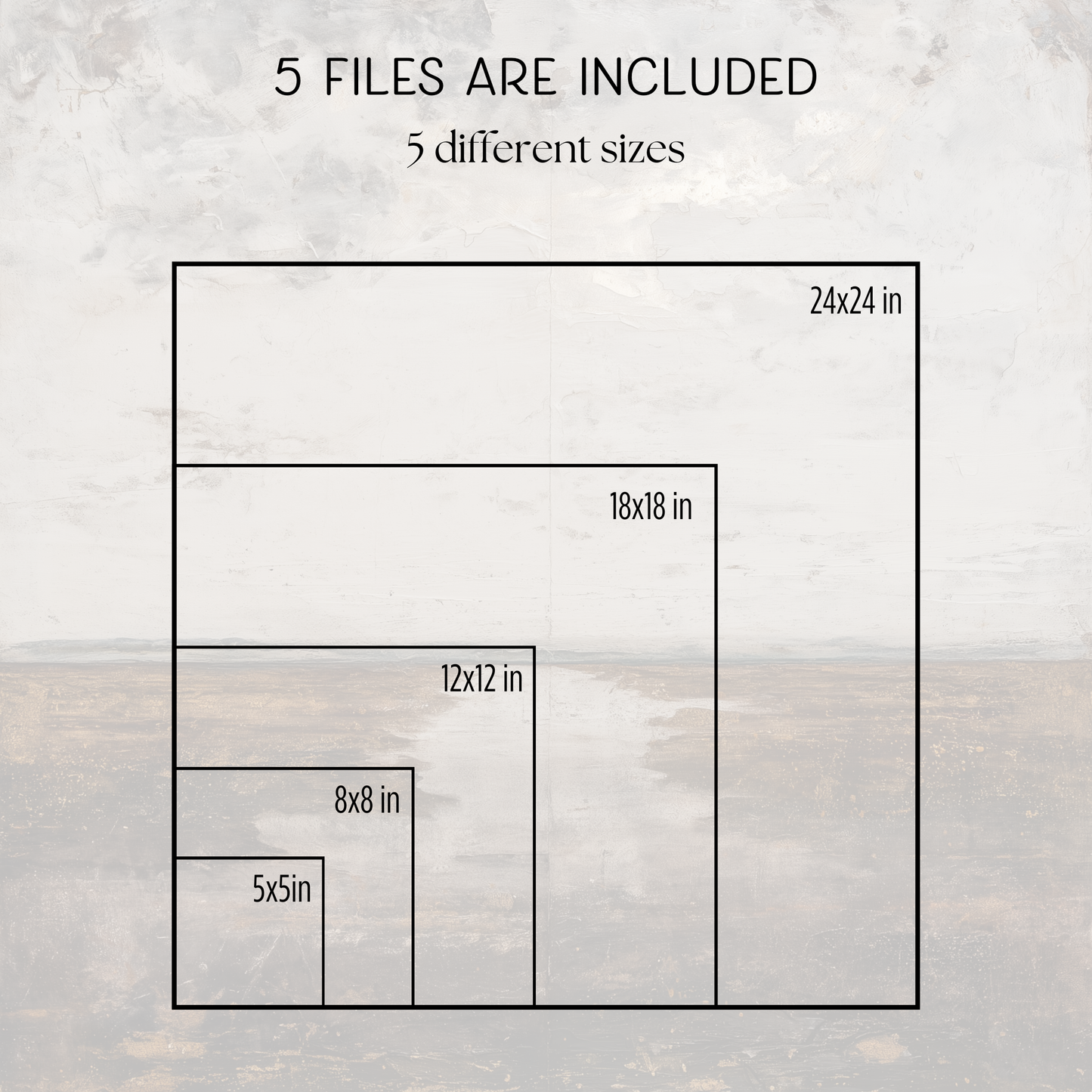 Printable Wabi Sabi River Landscape Wall Art