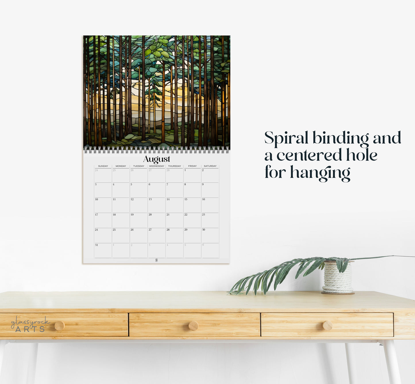 2025 Silent Forests Wall Calendar