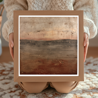 Printable Wabi Sabi Mountain Landscape Wall Art
