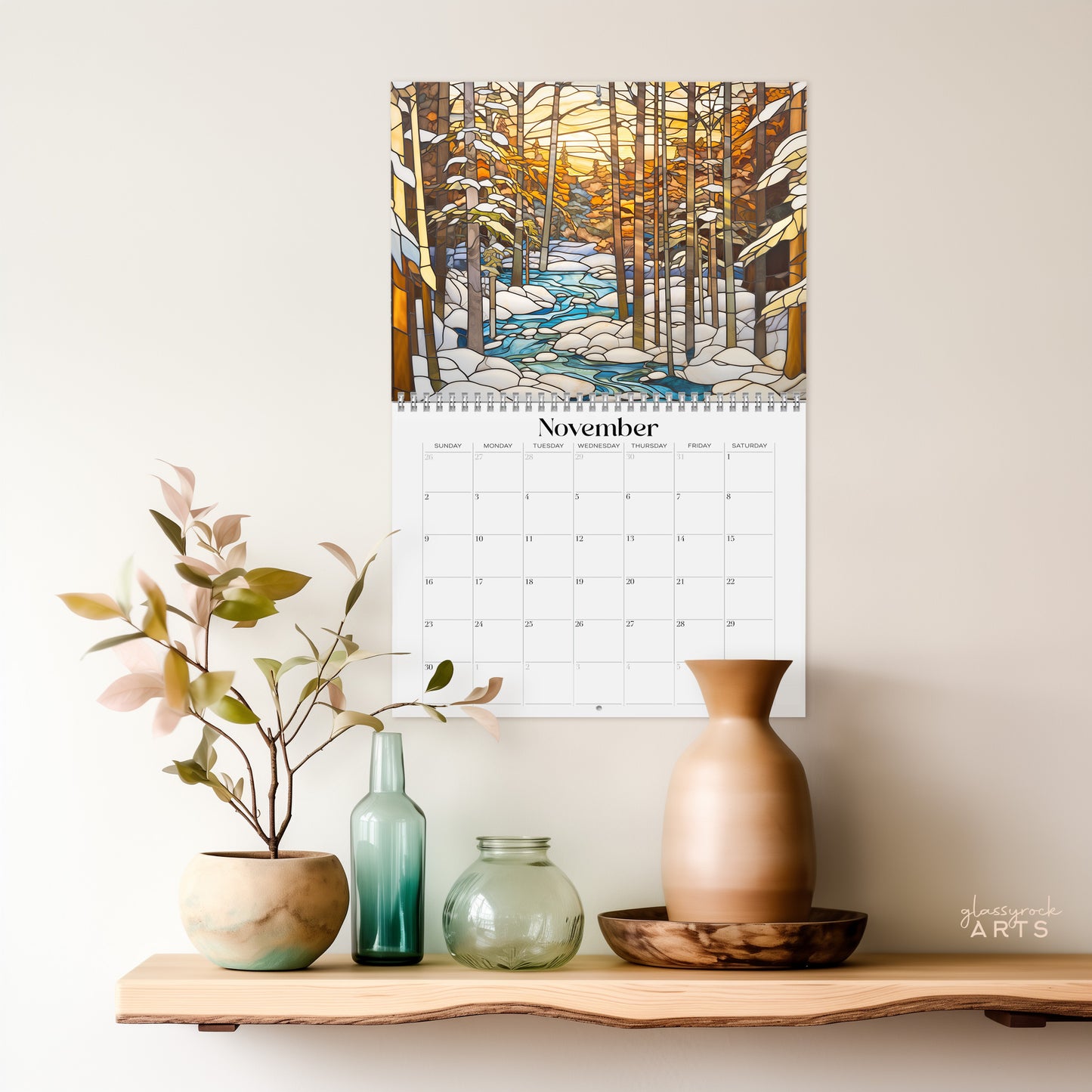 2025 Silent Forests Wall Calendar