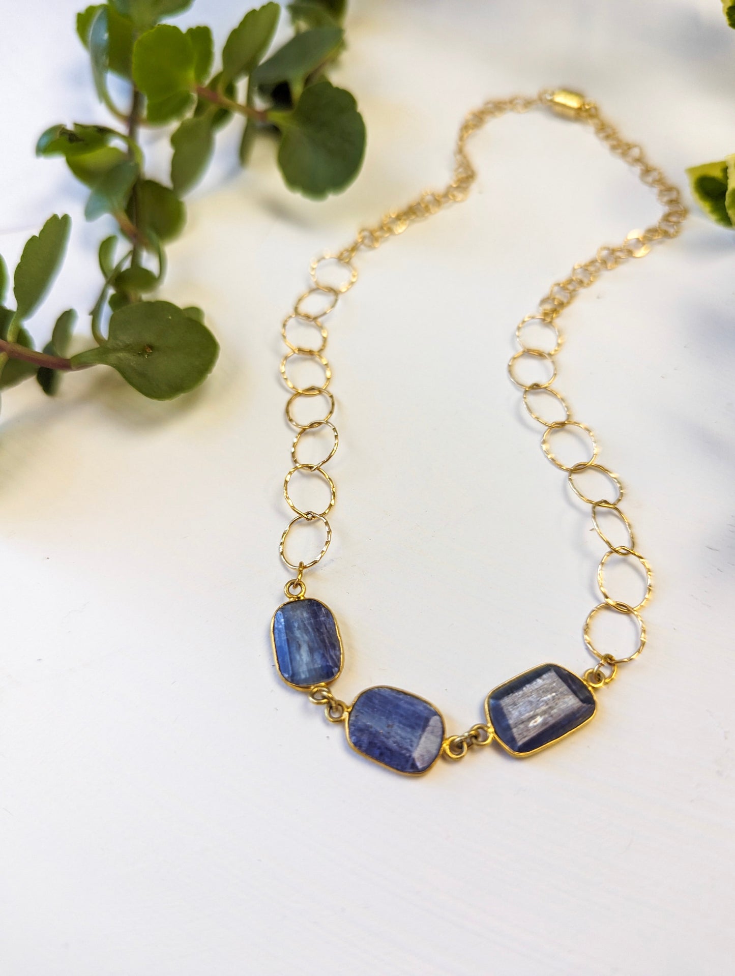Kyanite Magnetic Necklace - Necklaces from Ash & Rose