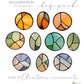 Stained Glass Christmas Ornaments Pattern 10 Pack