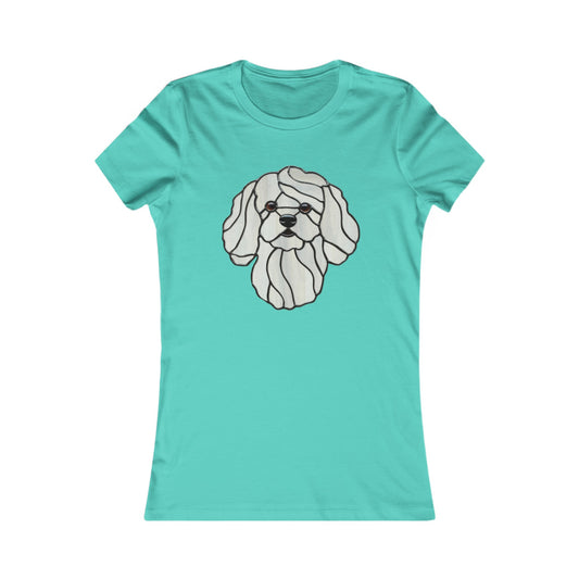 Stained Glass Bichon Women's Tee Shirt