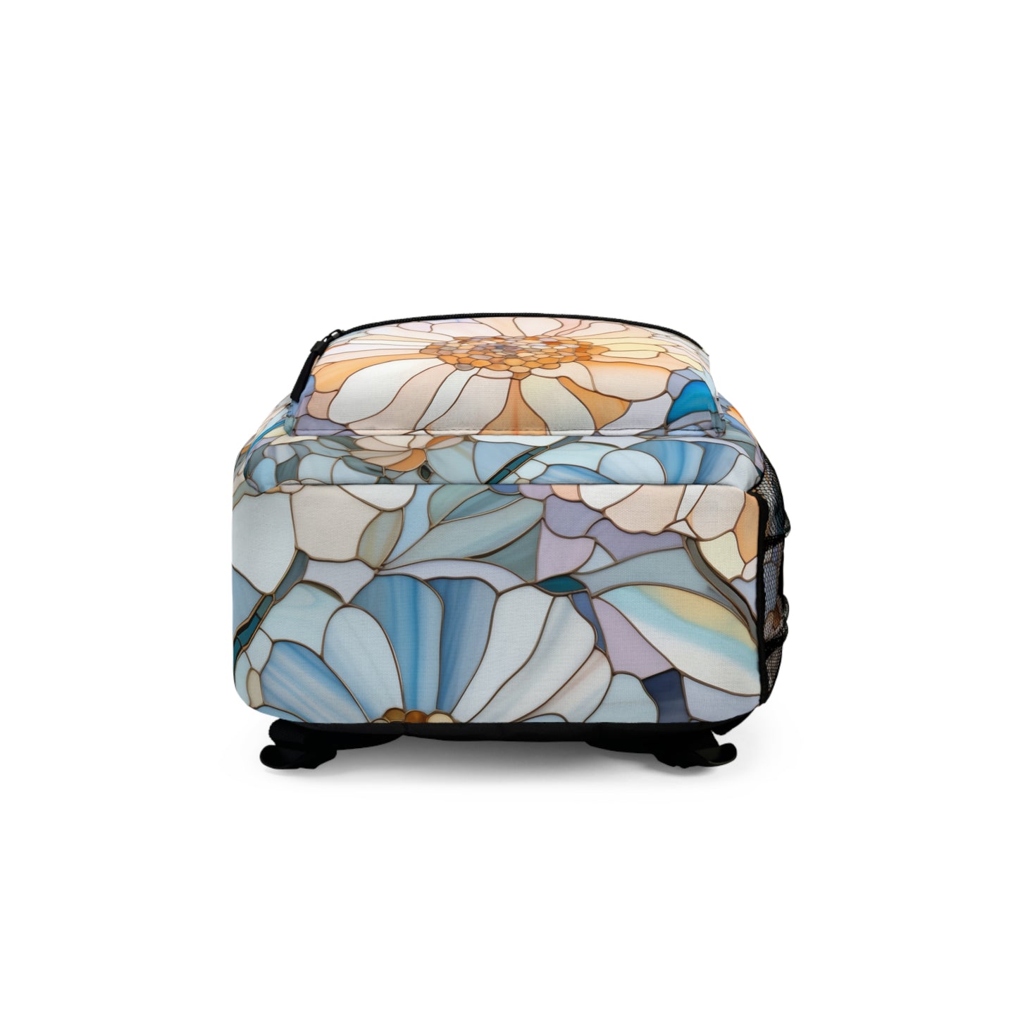 Stained Glass Flowers Backpack