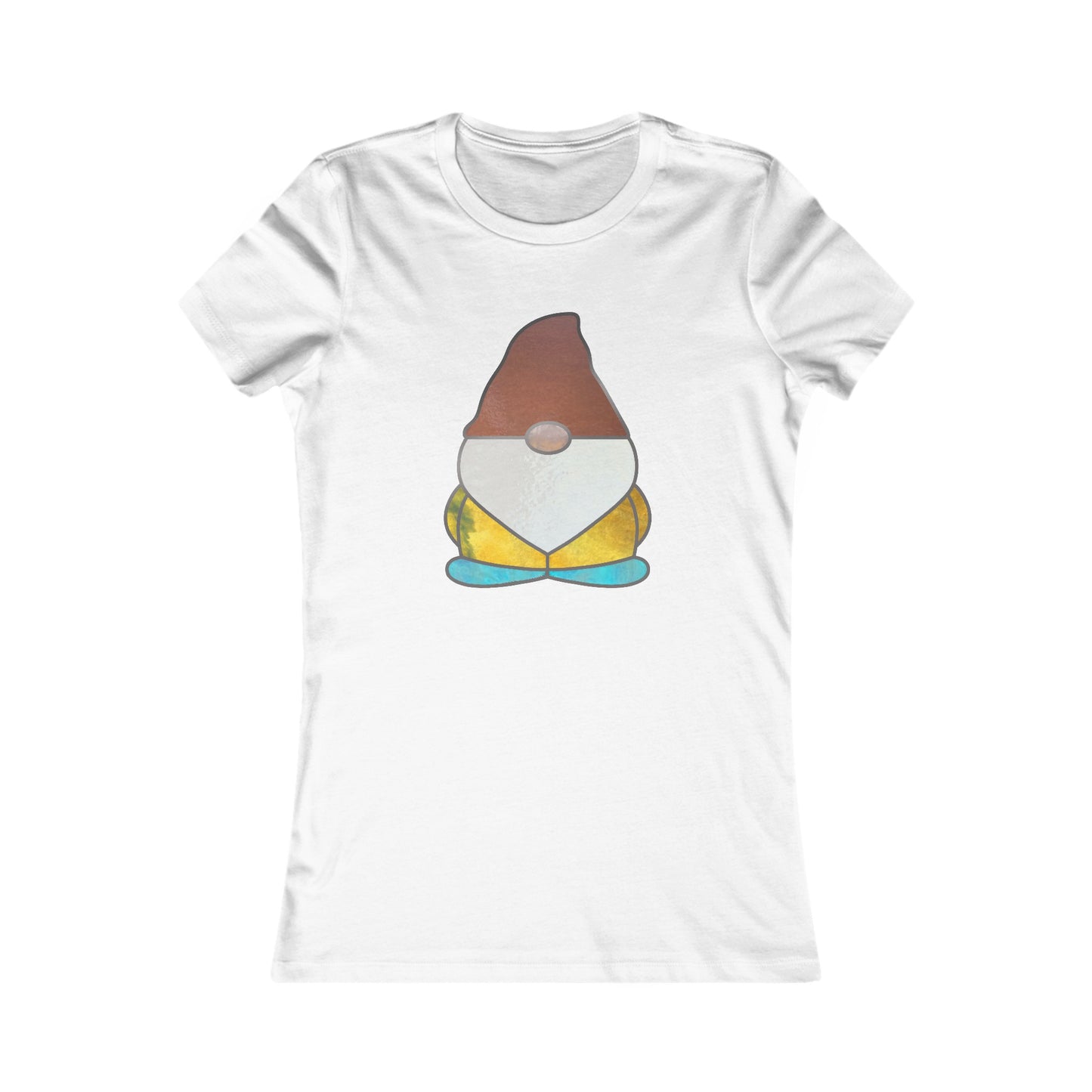 Stained Glass Gnome Women's Tee Shirt