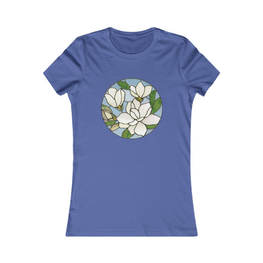 Stained Glass Magnolia Women's Tee Shirt