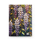 Stained Glass Wisteria Flowers Hardcover Journal
