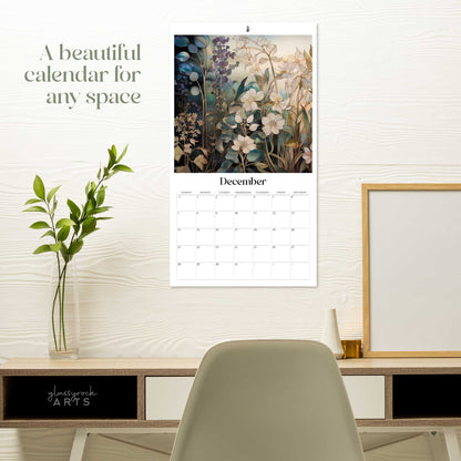 2025 Botanicals Large Wall Calendar