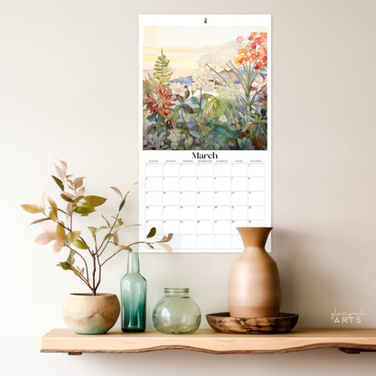 2025 Botanicals Large Wall Calendar