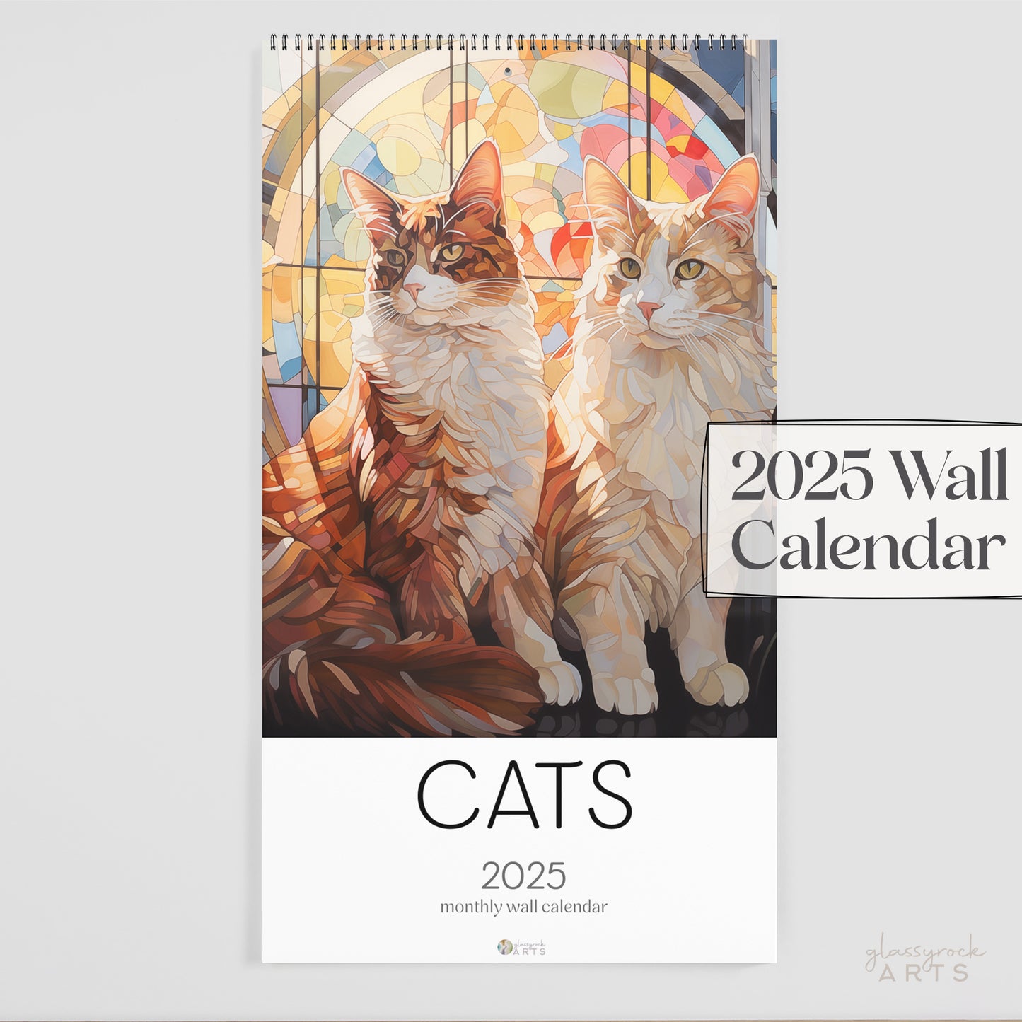 2025 Cats Large Wall Calendar