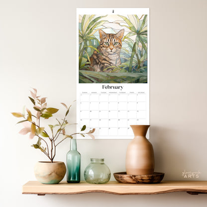 2025 Cats Large Wall Calendar