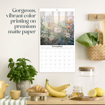 2025 Flowers Large Wall Calendar