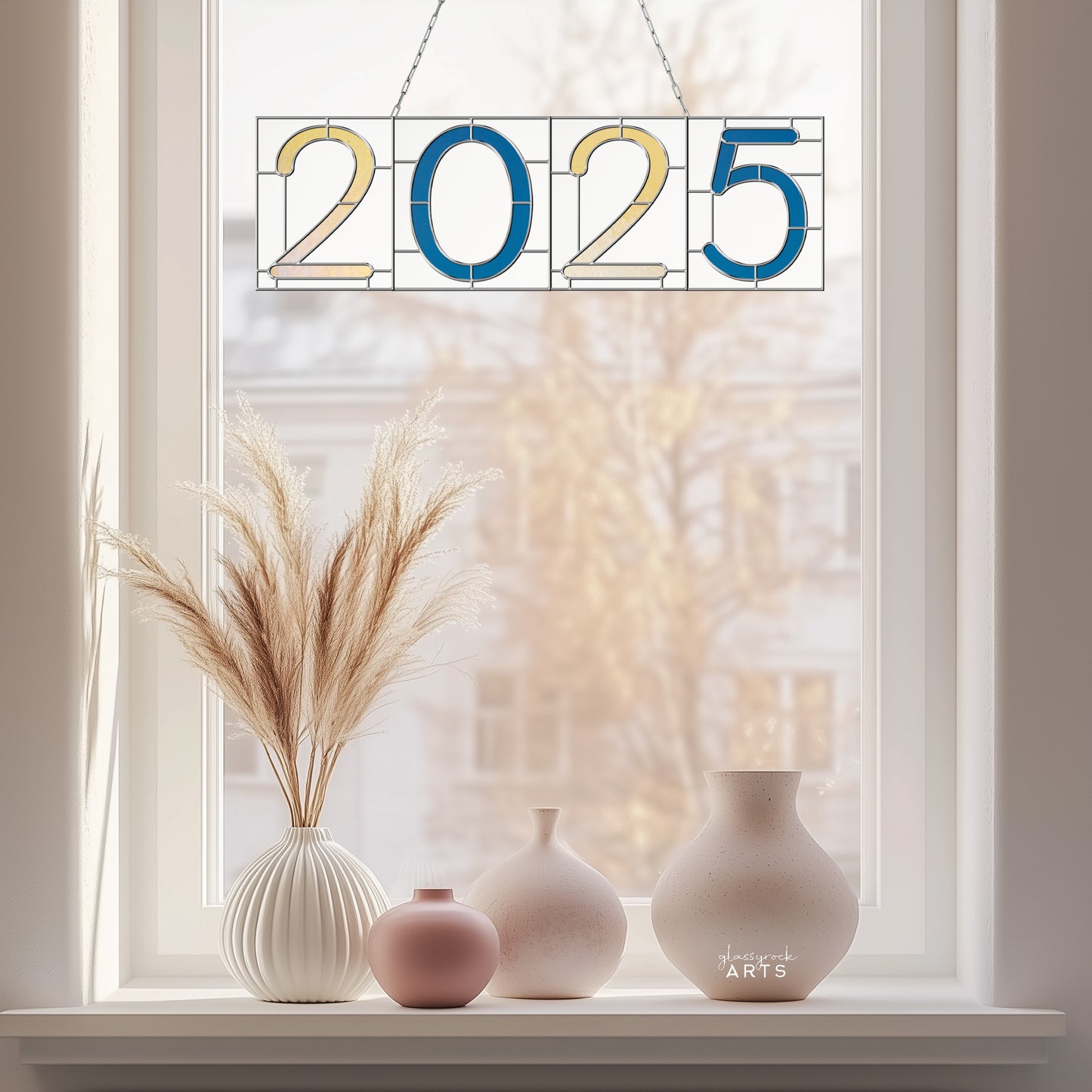 Stained Glass Numbers Pattern Pack