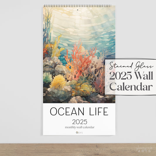 2025 Wall Calendar - Ocean Life