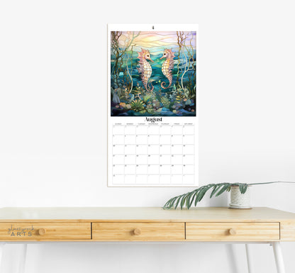 2025 Wall Calendar - Ocean Life