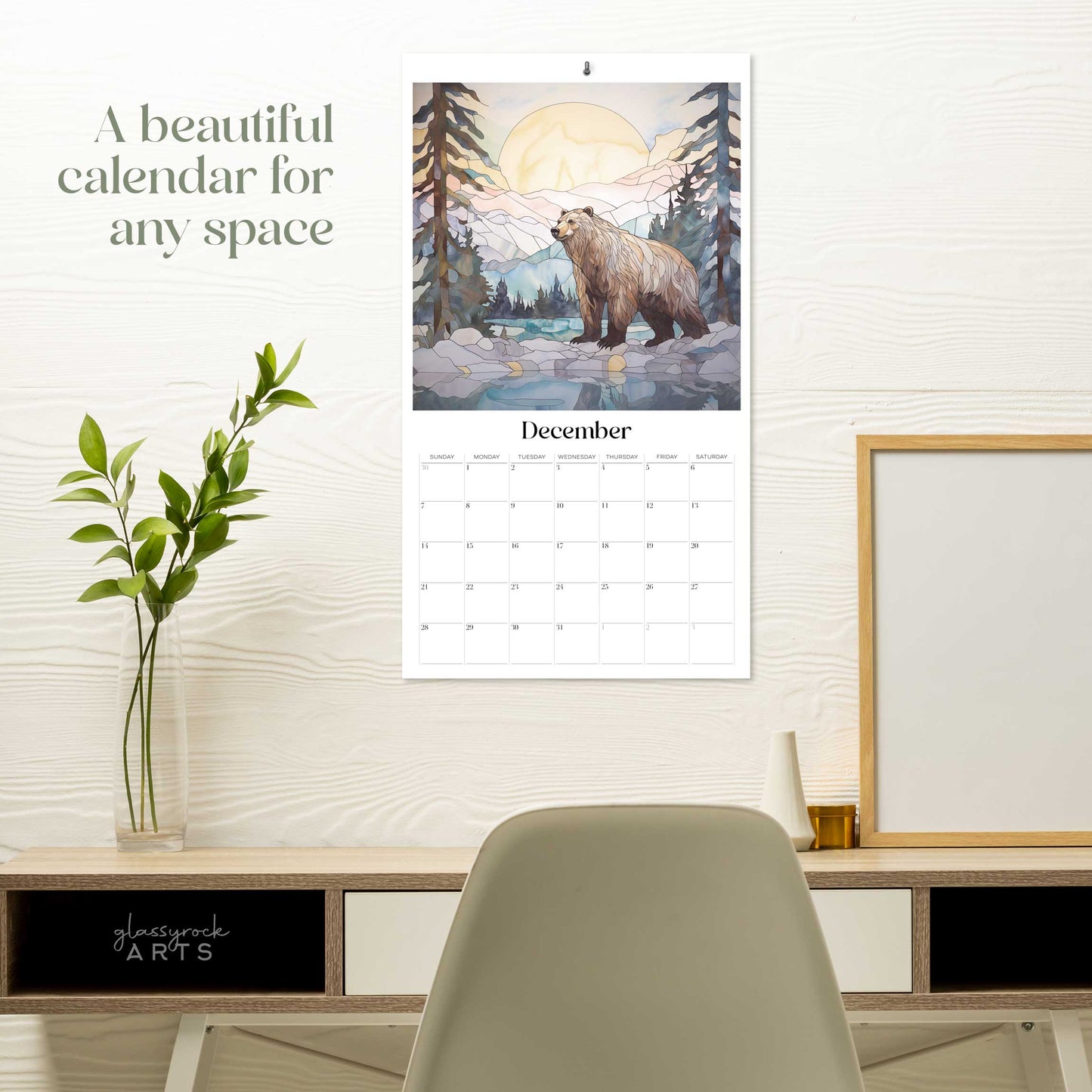 2025 American Wildlife Large Wall Calendar