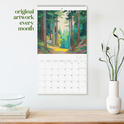 Hidden Forests 2026 Wall Art Calendar