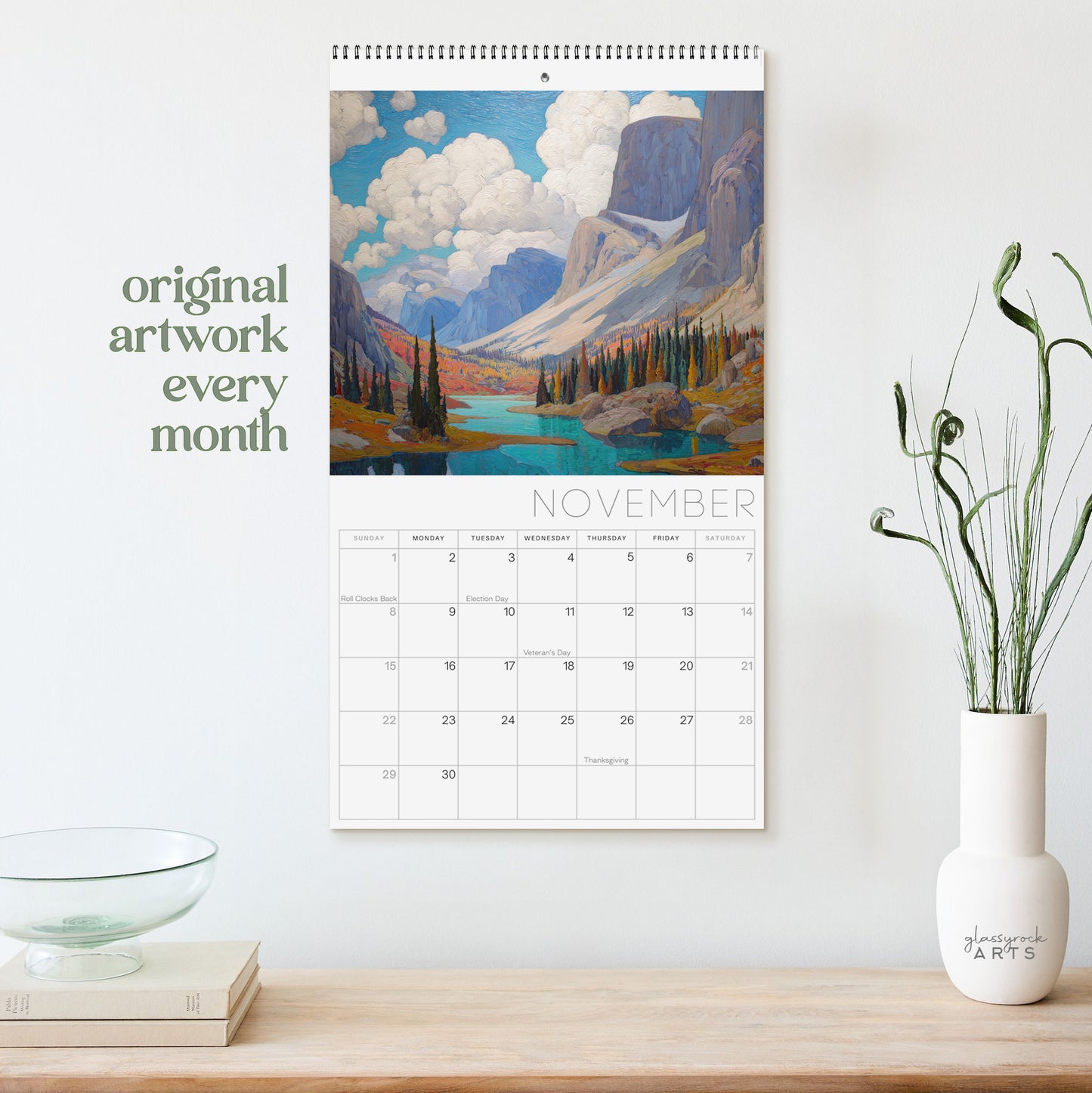 Mountains 2026 Calendar