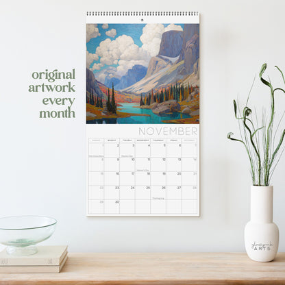 Mountains 2026 Calendar