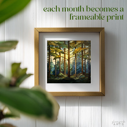 Silent Forests 2026 Wall Calendar