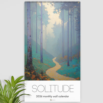 Solitude 2026 Wall Art Calendar