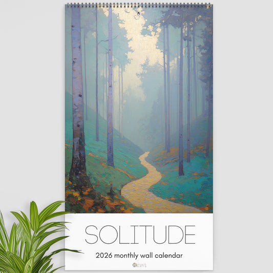 Solitude 2026 Wall Art Calendar