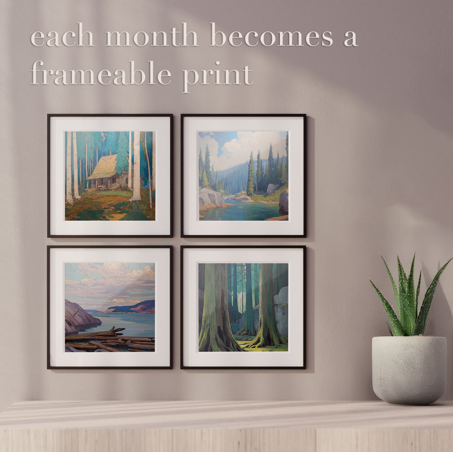 Solitude 2026 Wall Art Calendar