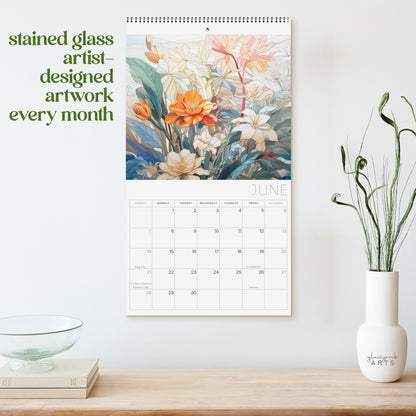 Tropical Flowers 2026 Wall Calendar