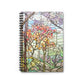Stained Glass Spring Forest Lined Spiral Notebook