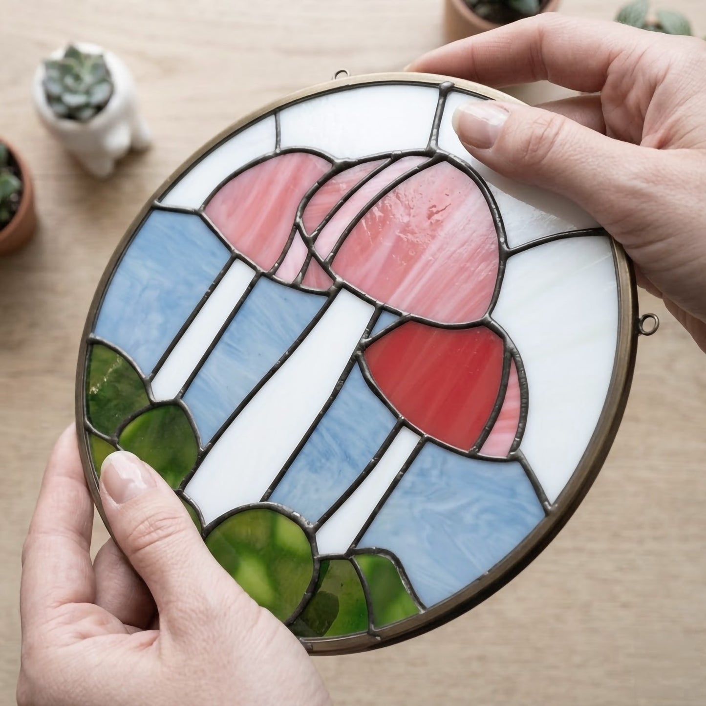 Mushroom Stained Glass Pattern
