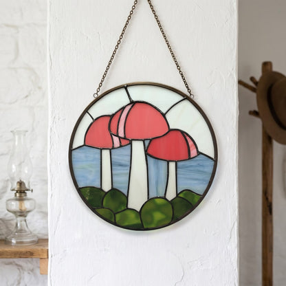 Mushroom Stained Glass Pattern