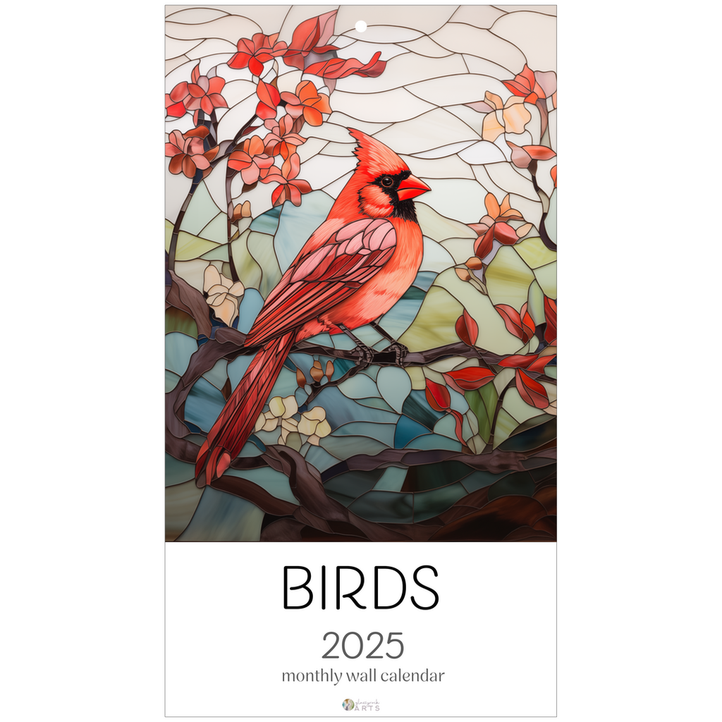 2025 Birds Large Wall Calendar