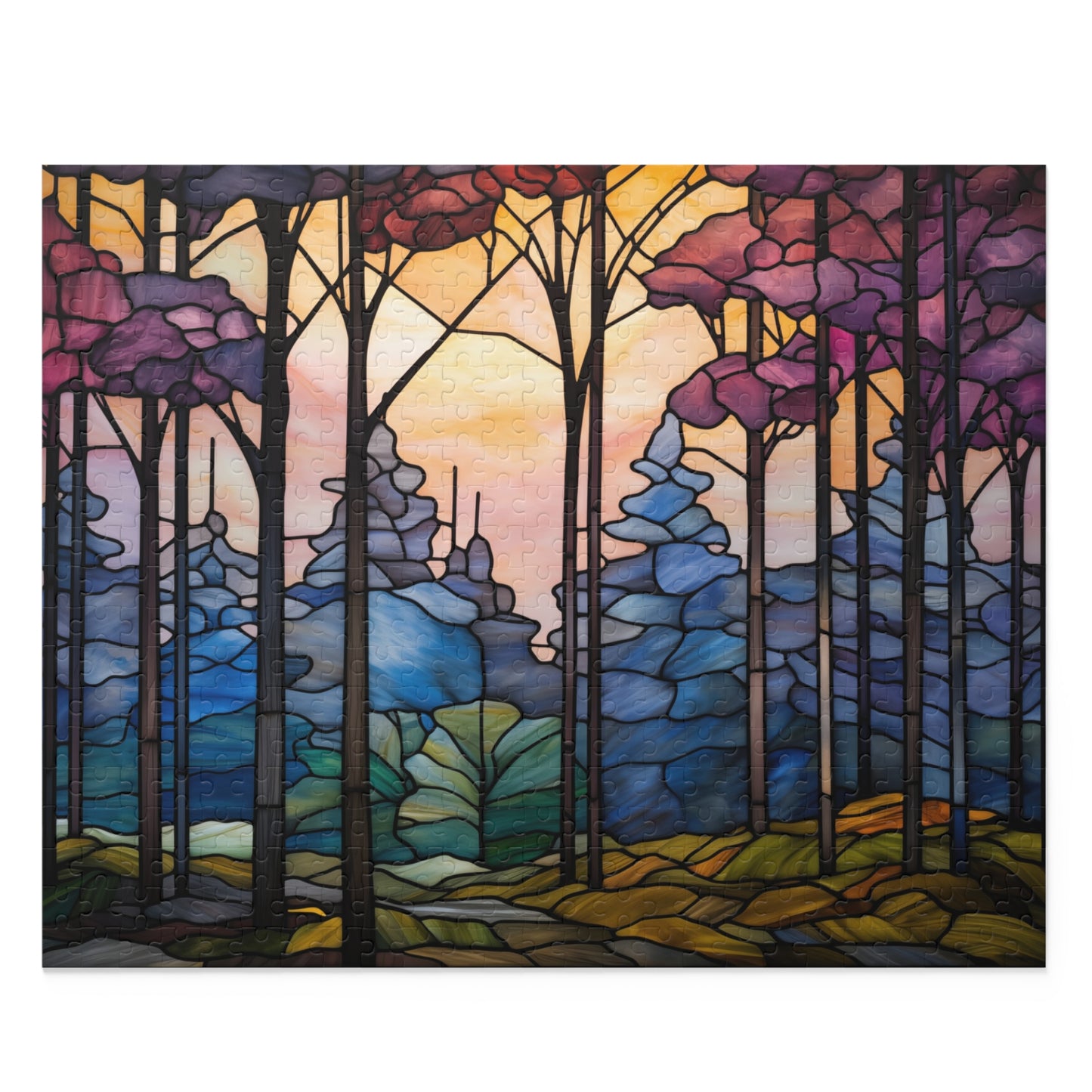 Dark Woods Forest Jigsaw Puzzle