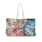 Stained Glass Flowers Weekender Bag