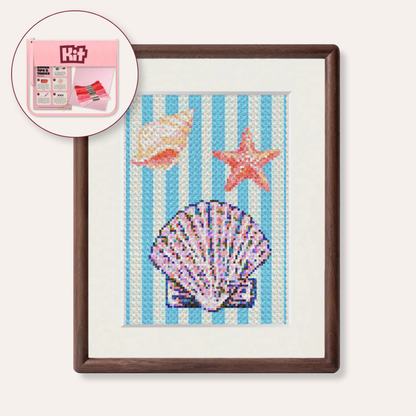 Shells Counted Cross Stitch Kit