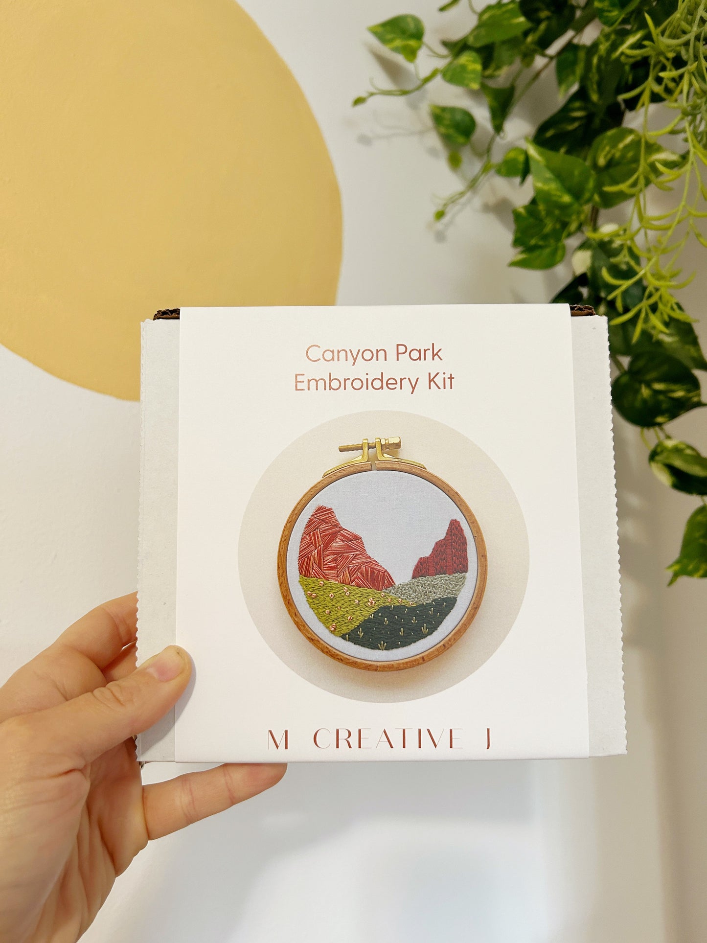 Canyon Park - Desert Landscape Embroidery Kit for Intermediate Stitchers
