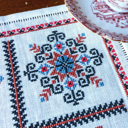 Balkan Quartet cross stitch folk embroidery kit