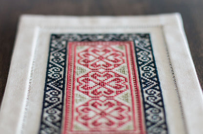 BitKit Byzantine Rose cross stitch folk embroidery kit