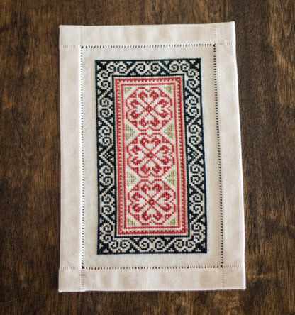 BitKit Byzantine Rose cross stitch folk embroidery kit