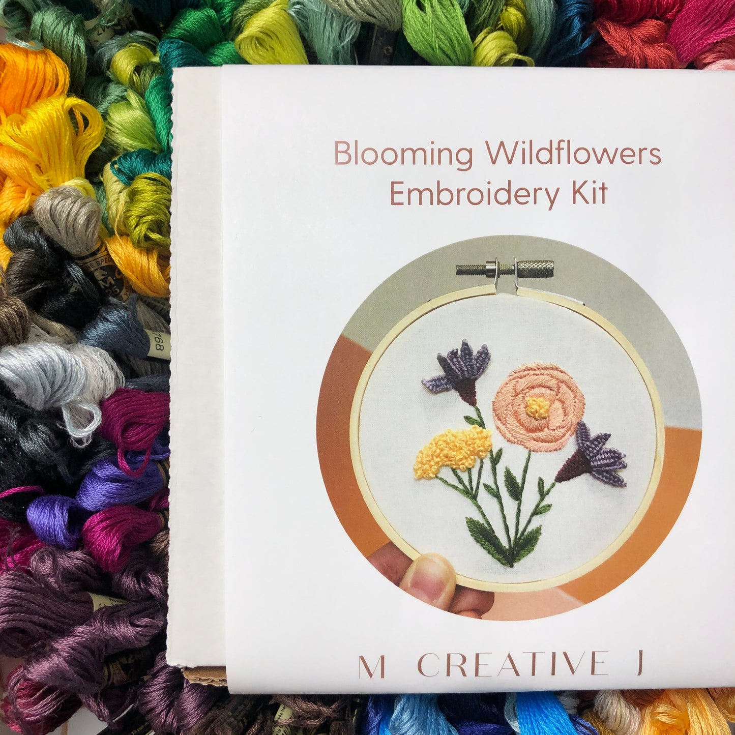 Blooming Wildflower Embroidery Kit - Intermediate Embroidery Kit